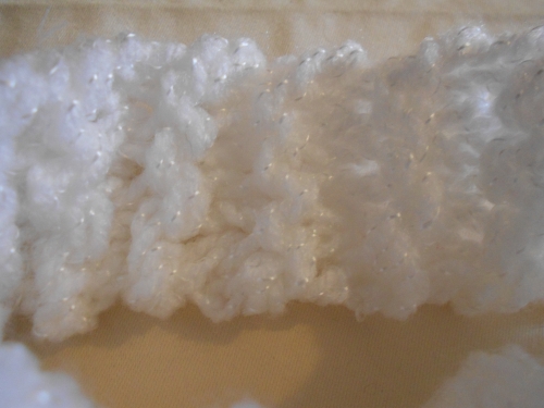 Handmade Knitted Baby Headband with Bow Newborn to 3 Months White